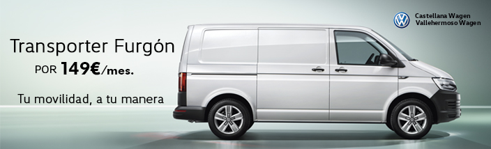 Tu Transporter Furgón por 199€/mes
