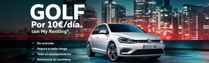 Volkswagen Golf por 10€/día