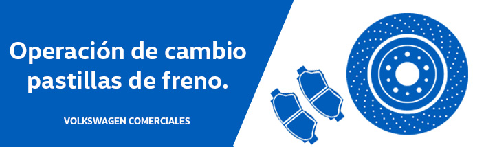 Volkswagen Comerciales: Cambio de pastillas de freno desde 139€*.