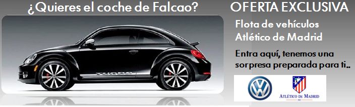 ¿Te gustaría conducir el coche de Falcao?