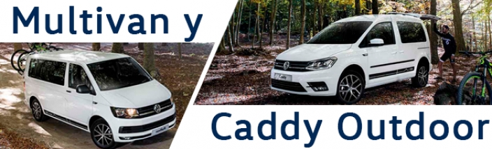 Multivan y Caddy Outdoor: La aventura esta por comenzar