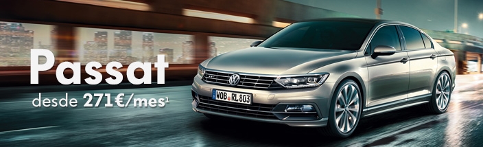 Nuevo Passat desde 271 €/mes en Volkswagen Madrid