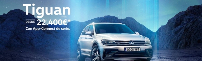 Tiguan. PVP 22.400 euros. Con APP - Connect de Serie