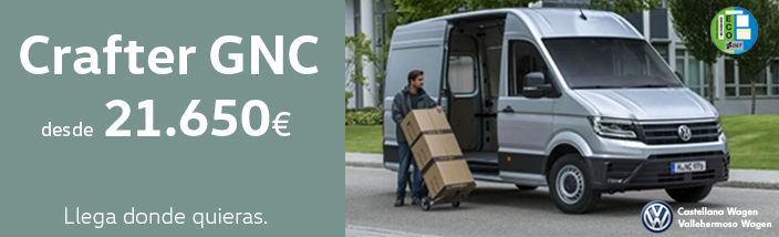 Volkswagen Crafter GNC desde 21.650€