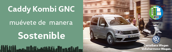 Caddy GNC. Muévete de manera sostenible.
