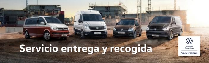 Servicio de recogida y entrega. Volkswagen comerciales