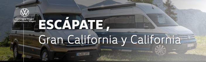 Alquila la California y la Gran California en Volkswagen Madrid